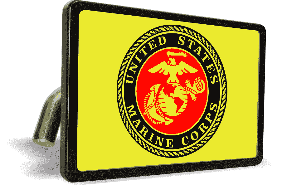 U.S. Marine Corps - Tow Hitch Cover (color)